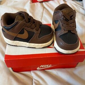 Nike Brown and Black Dunks